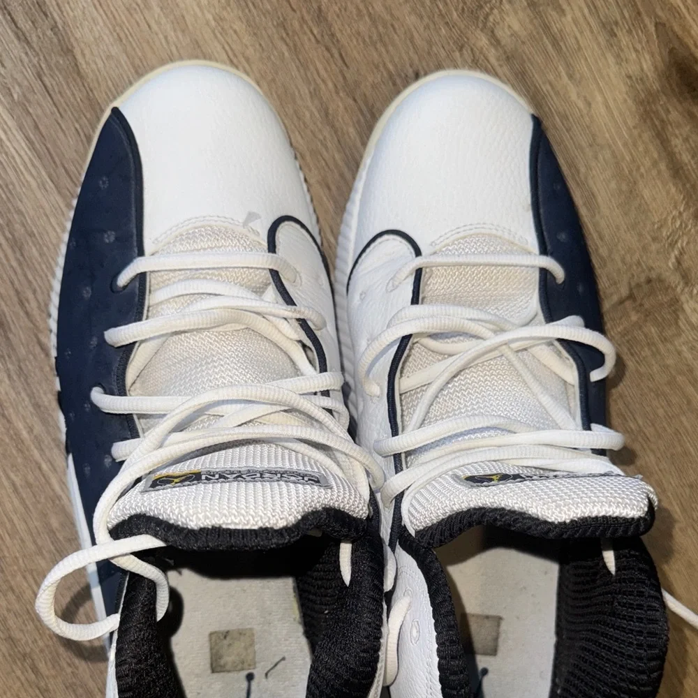 Jordan Size 13 Men’s White and Black Sneakers
